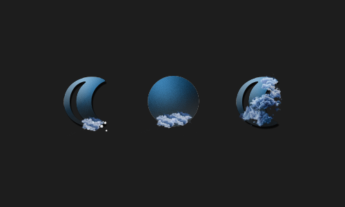 Zooper Blue Moon Weather Iconset